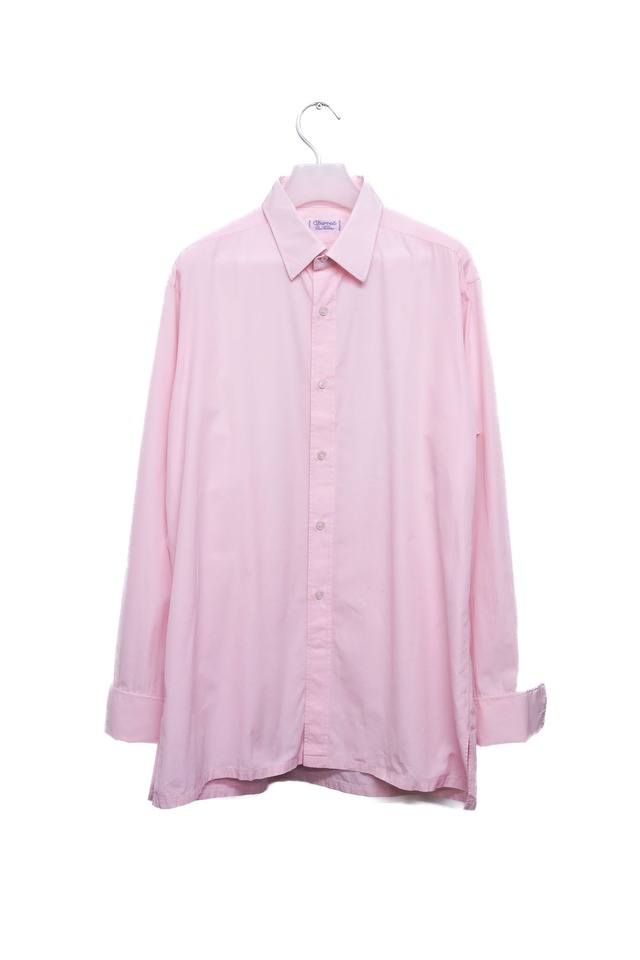 80's "Charvet" Pink Color French Cuffs Shirt