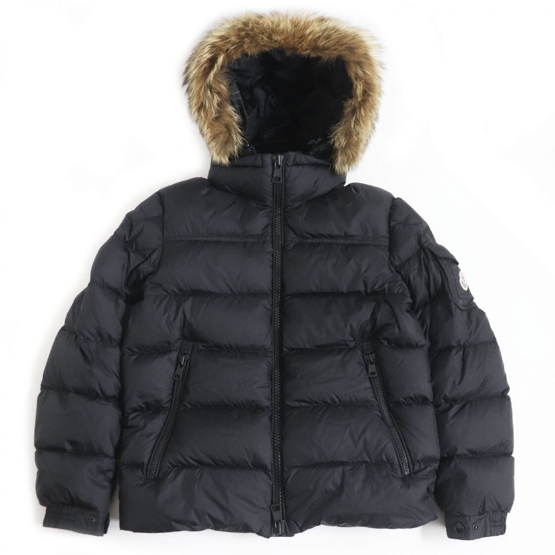 美品□19-20AW MONCLER/モンクレール MARQUE GIUBBOTTO ロゴワッペン 