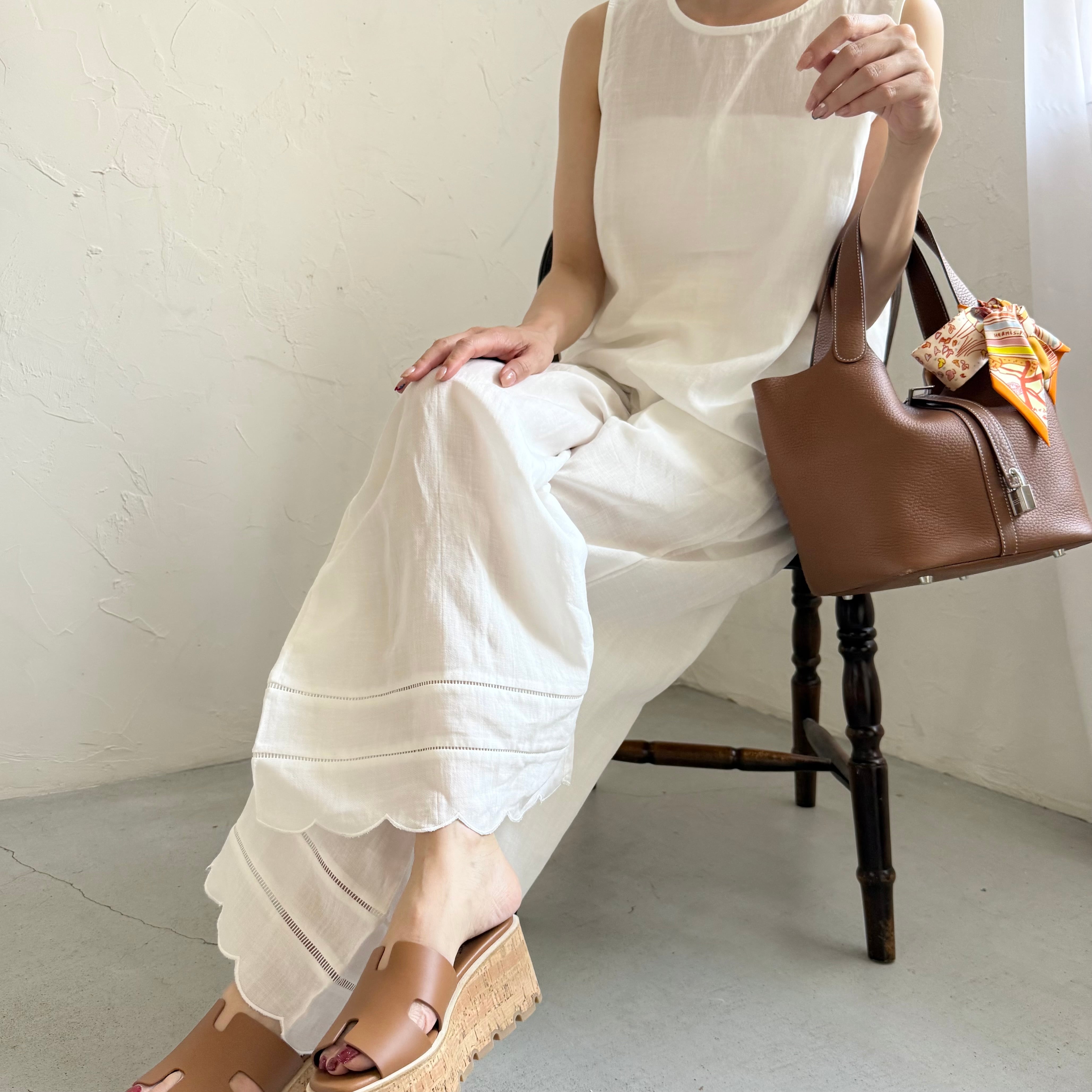 sapphiresovセットアップ セール】【セットアップ】 オーバーサイズシャツ＋ワイドラフ