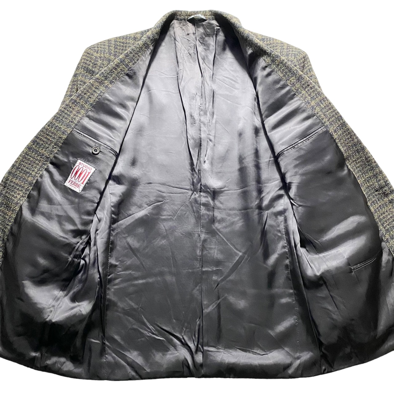 vintage GIANFRANCO FERRE tweed tailored jacket