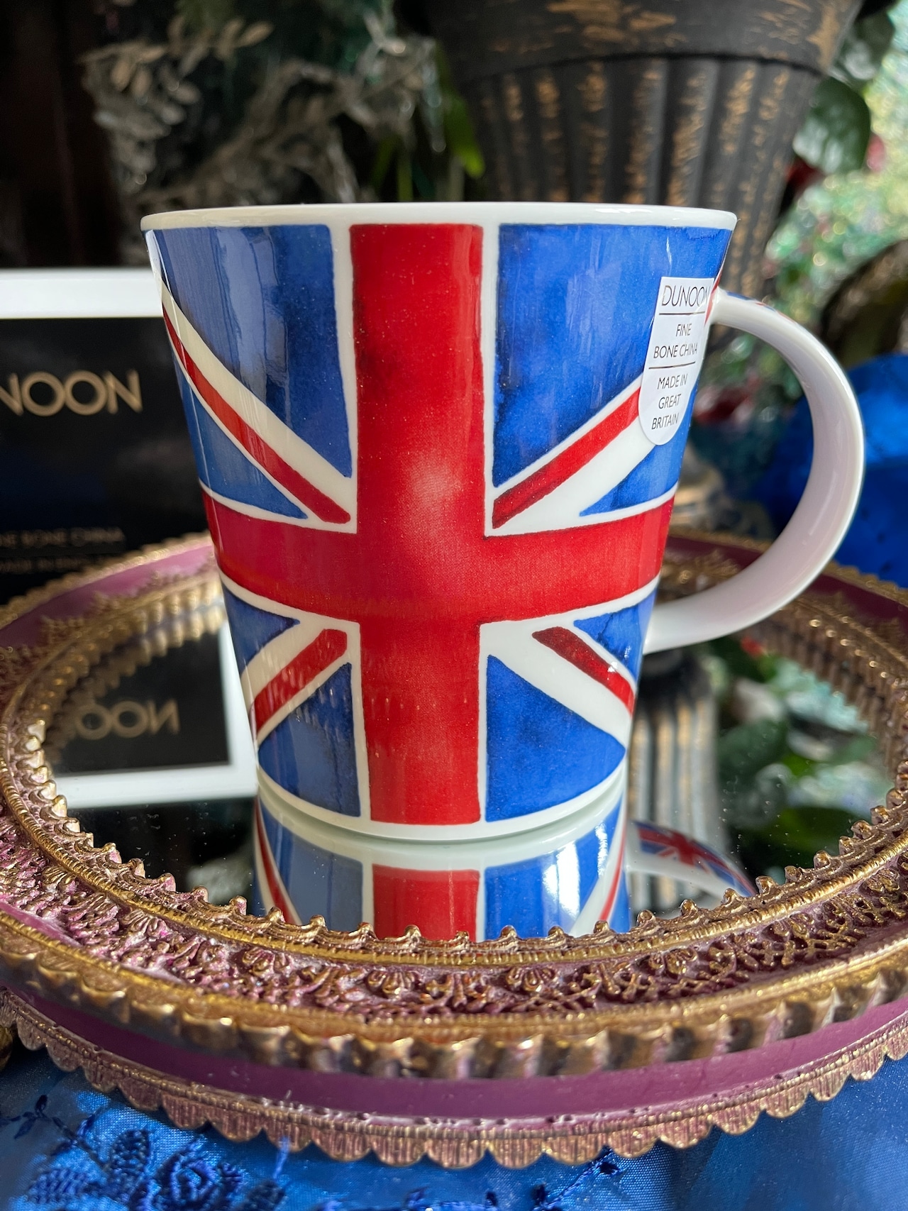 『DUNOON』イギリス ユニオンジャック絵柄 大きめマグカップ Union Jack Mugの画像02