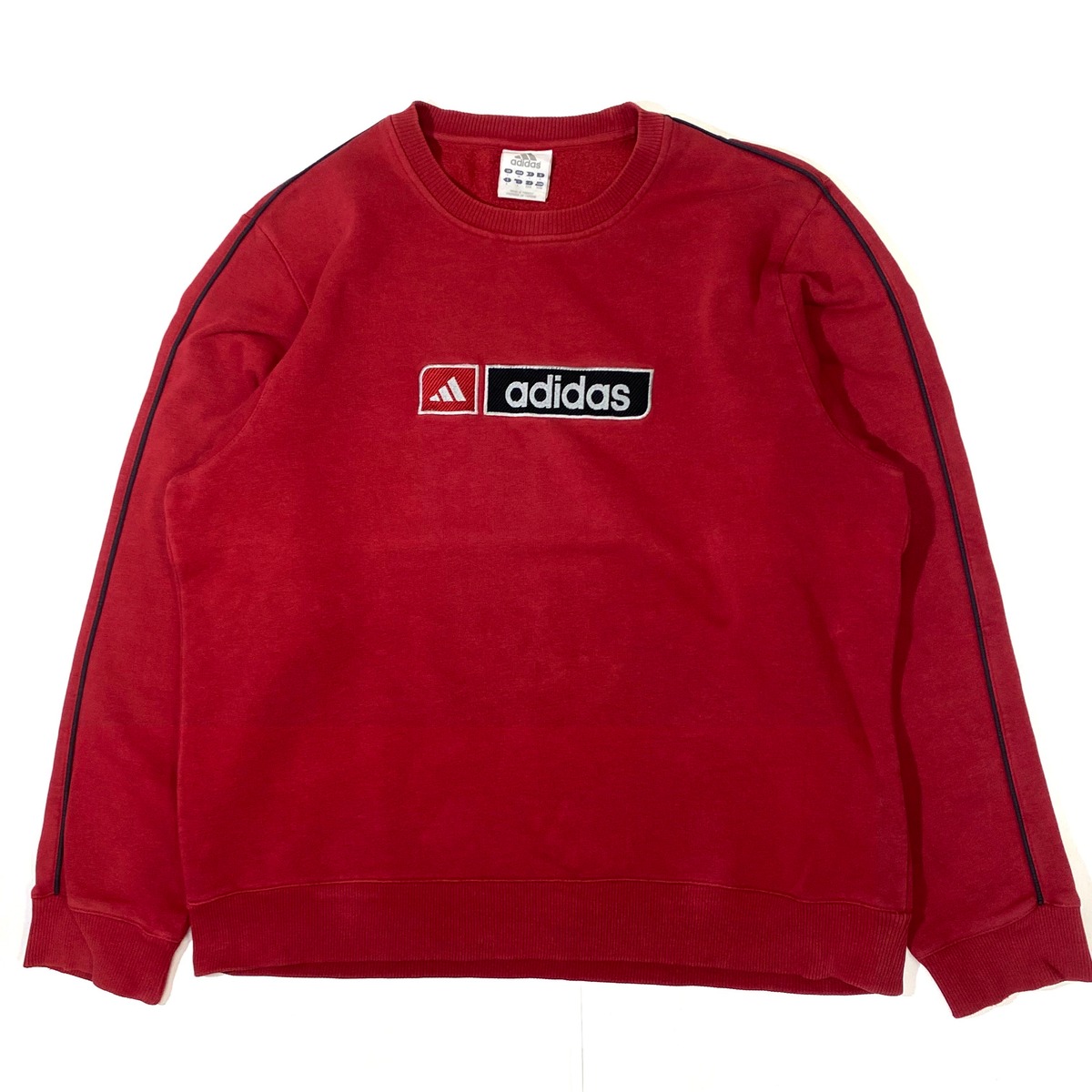トルコ製 adidas アディダス ロゴ ワッペン スウェット トレーナー 