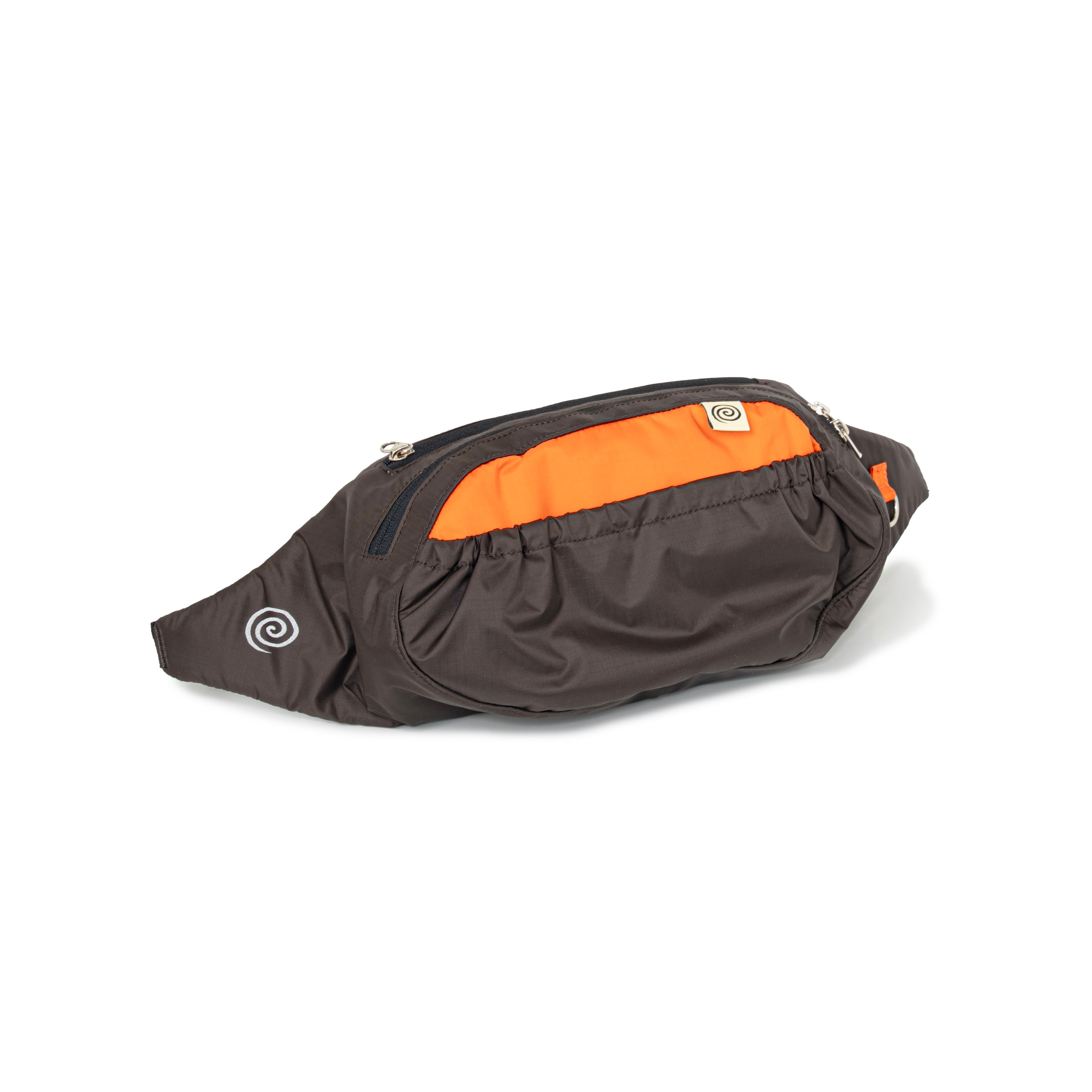 SOL Nylon Two-tone Waist Bag (BROWN) | SO SHOP & HOSTEL NAKAMEGURO