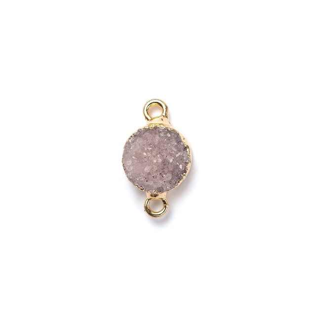 CIRCLE DRUSY STONE 01