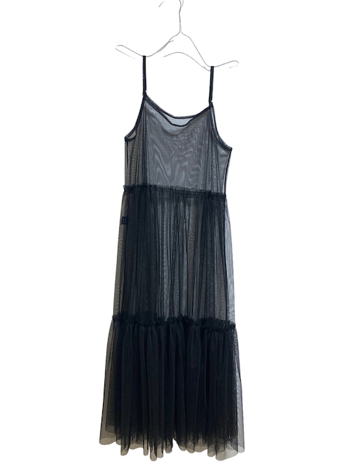 【solmu】tulle onepiece（black）120cm ver