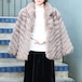 SAGA FOX SILVER BLU IEMURA FOX FUR COAT/サガフォックスフォックスファーコート