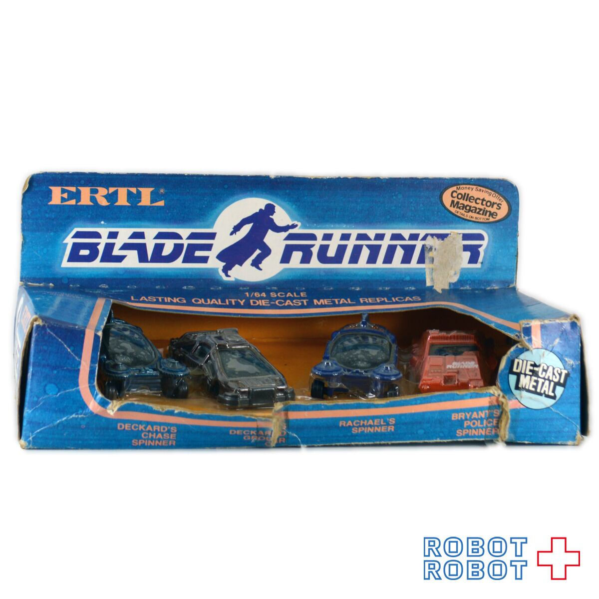 ertl ブレードランナー スピナー 4種 ミニカーセット 箱入 ※パッケージ