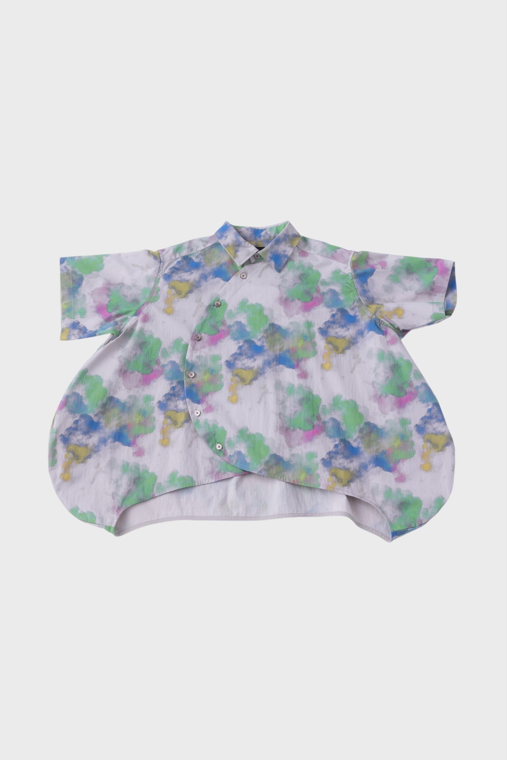nunuforme 25SS 〉 ハーフスリーブサークルシャツ / Gray | 世界の子供