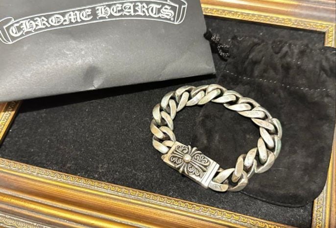 CHROME HEARTS クロムハーツ クラシックリンク チェーンブレスレット CHROME HEARTS クロムハーツ クラシックリンク チェーンブレスレット