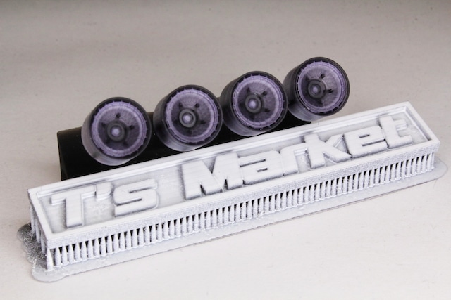 8.5mm BBS E57 TURBOFAN タイプ 3Dプリント ホイール 1/64 未塗装 W85-87