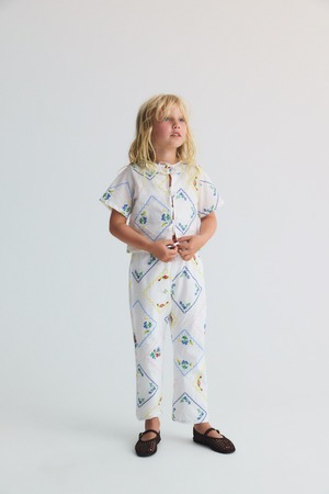 The New Society/Jacinthe Blouse Multicolor Embroidery