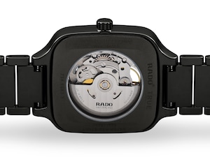 【RADO ラドー】True Square Automatic Open Heart トゥルースクエア オープンハート（ブラック×シルバー）／国内正規品 腕時計