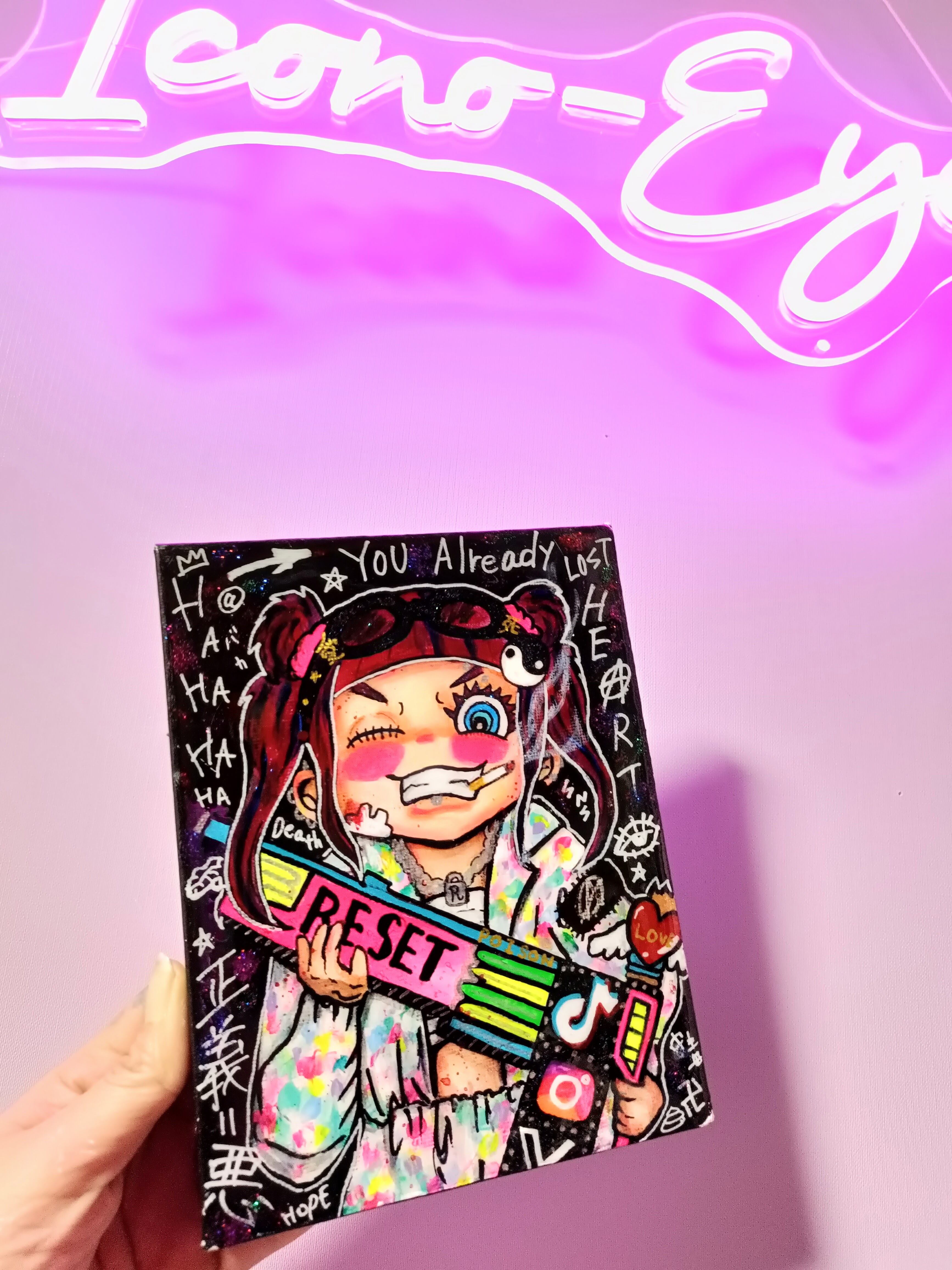 愛と狂気のマーケット出展作品】Icono-Eye-再生-HOPE | Icono-Eye