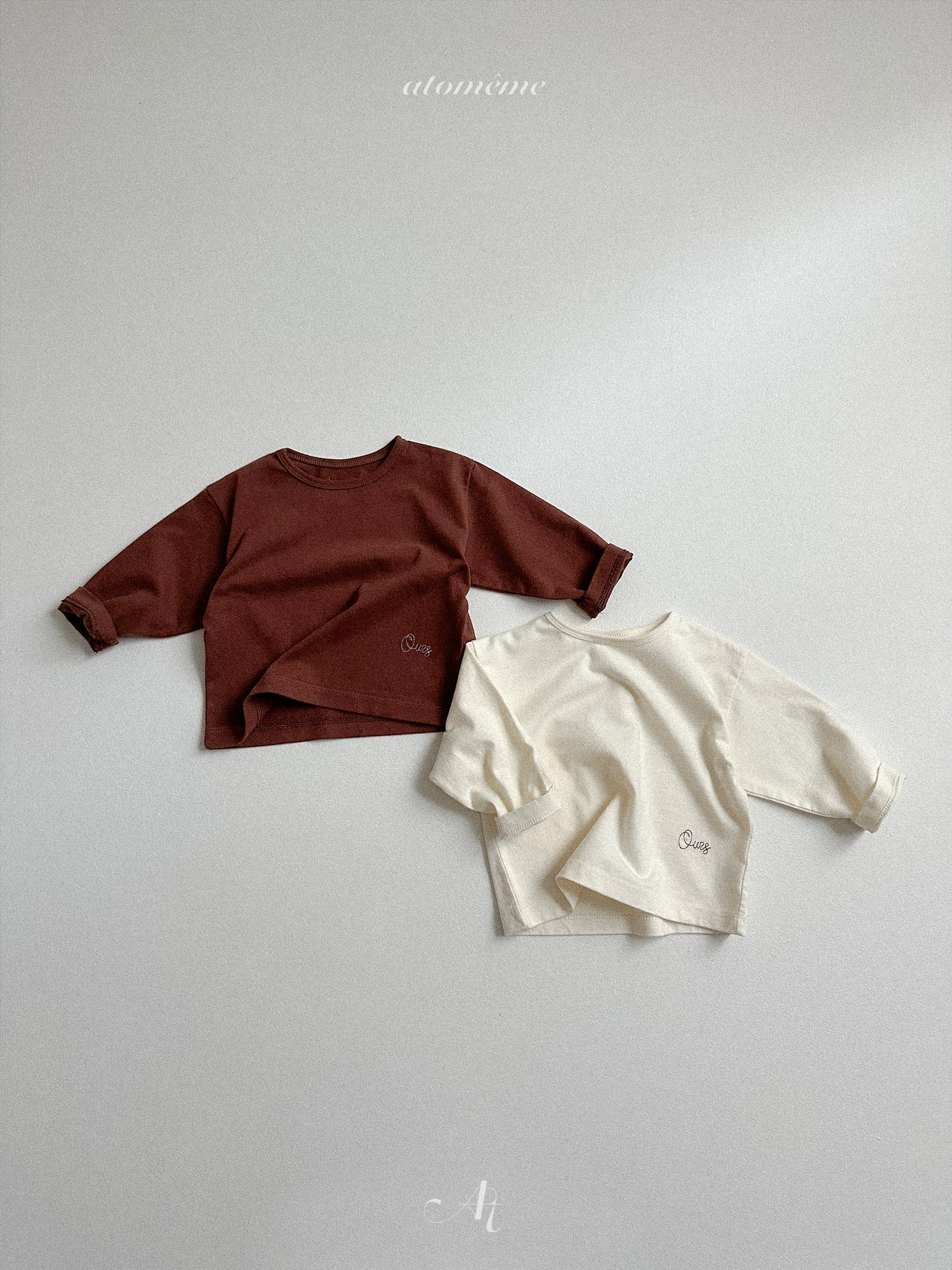 urs embroidery tee【atomeme】※予約商品