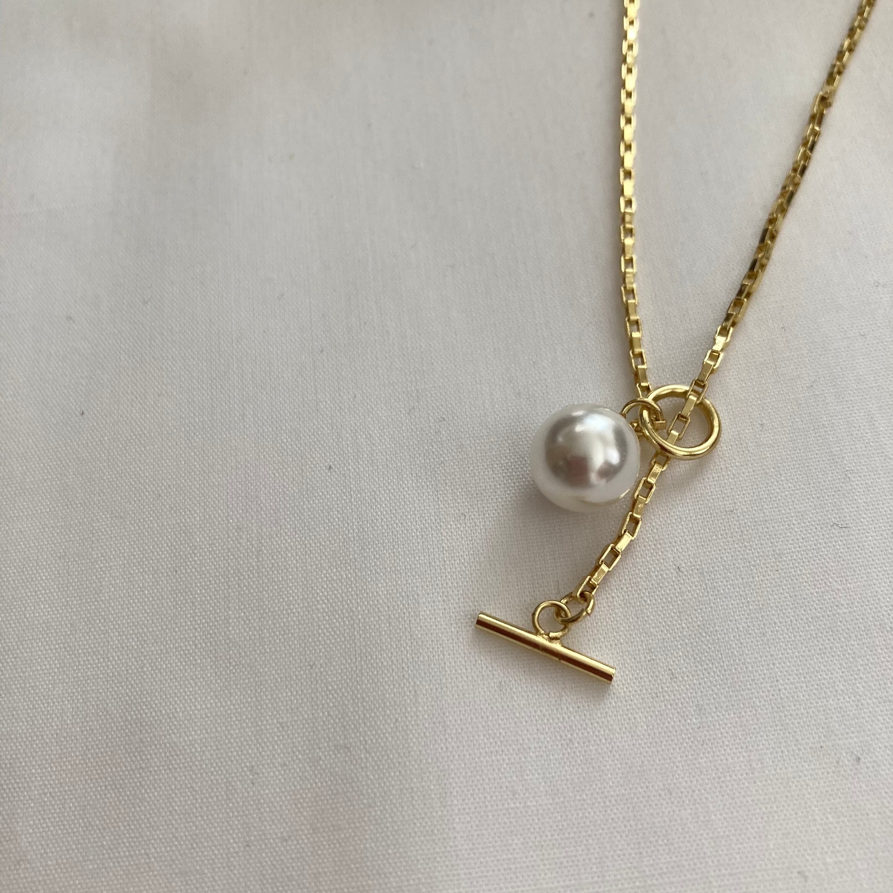 パールマンテルネックレス