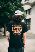 CREW BLACK ORANGE  T