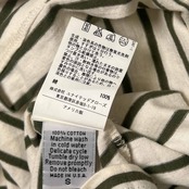 USA製 Mollusk モラスク ボーダー 長袖 Tシャツ S/グリーン系 メンズ