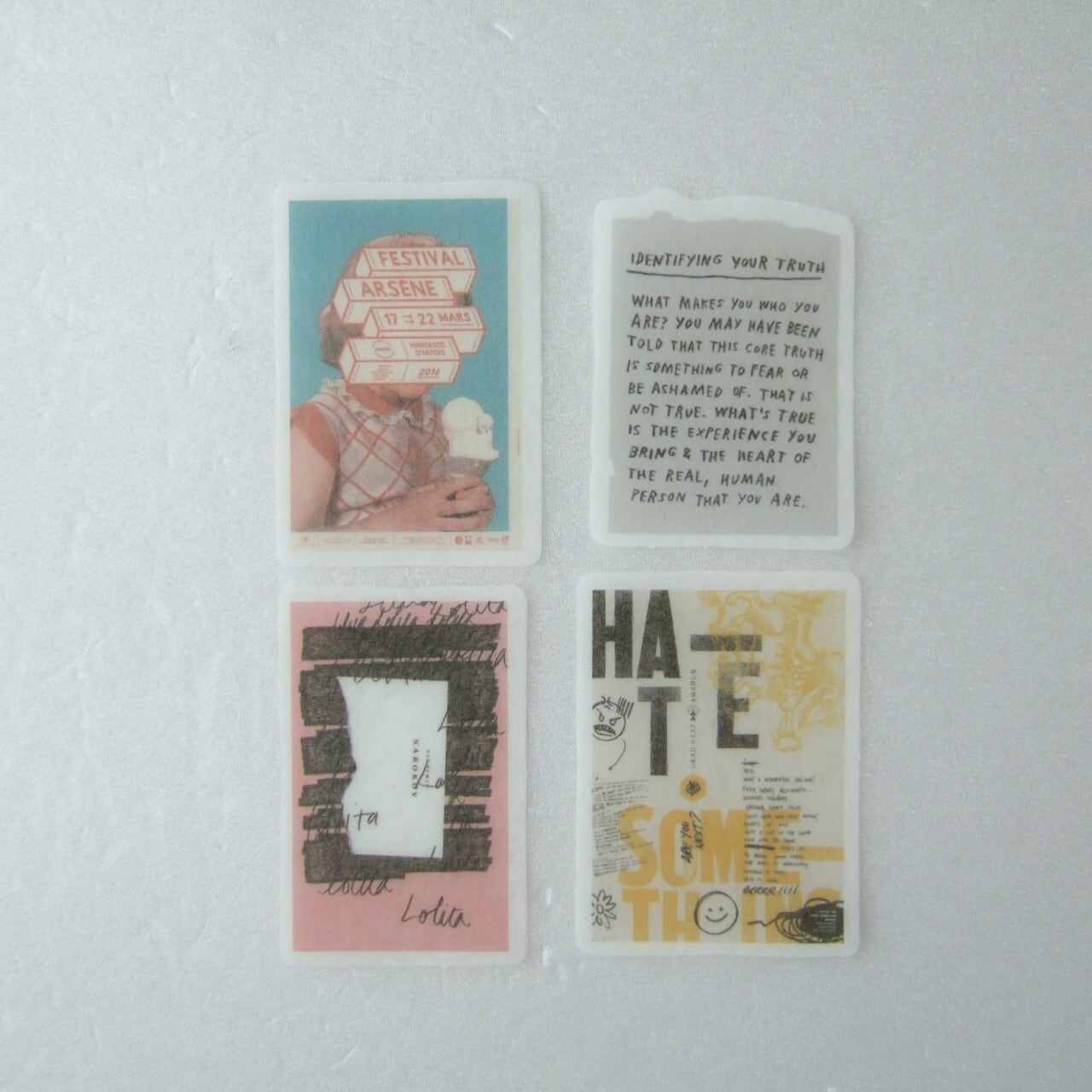 A25A 英字 シール オレンジ 海外 フレークシール レトロ 素材