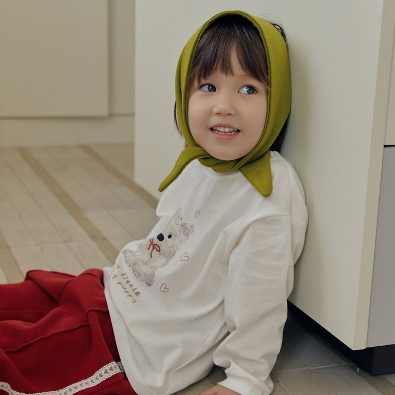 韓国子供服 / 26Autumn / 〖取寄〗MOME / ポイントスカーフ / キッズ服 /ナチュラル服 / 秋服 *FREE*