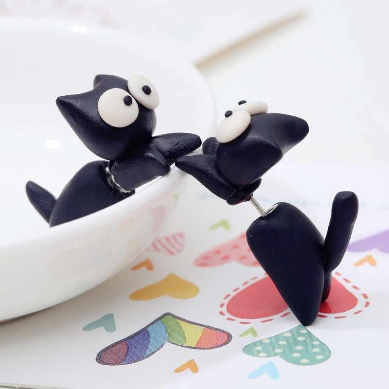 おもしろ黒猫ピアス プチプラアクセサリー2個1セット | おもしろ雑貨