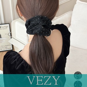 シュシュ ラメ糸 ヘアゴム 韓国風 ヘアアクセサリー 髪飾り オルチャン 大人 可愛い 発表会 女子会 パーティー おしゃれ カジュアル ヘアアクセサリー VEZY ベジー ItemNo.【23386511】