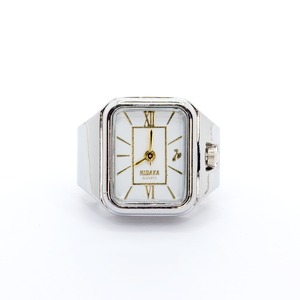 HIDAKA 26AW LEGACY RING WATCH (SILVER/WHITE)