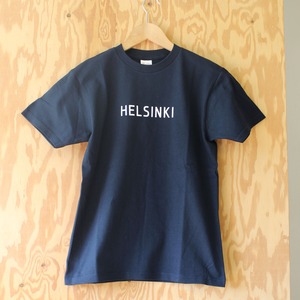 【Scandinavian cafe】HELSINKI T-shirt (white/navy)