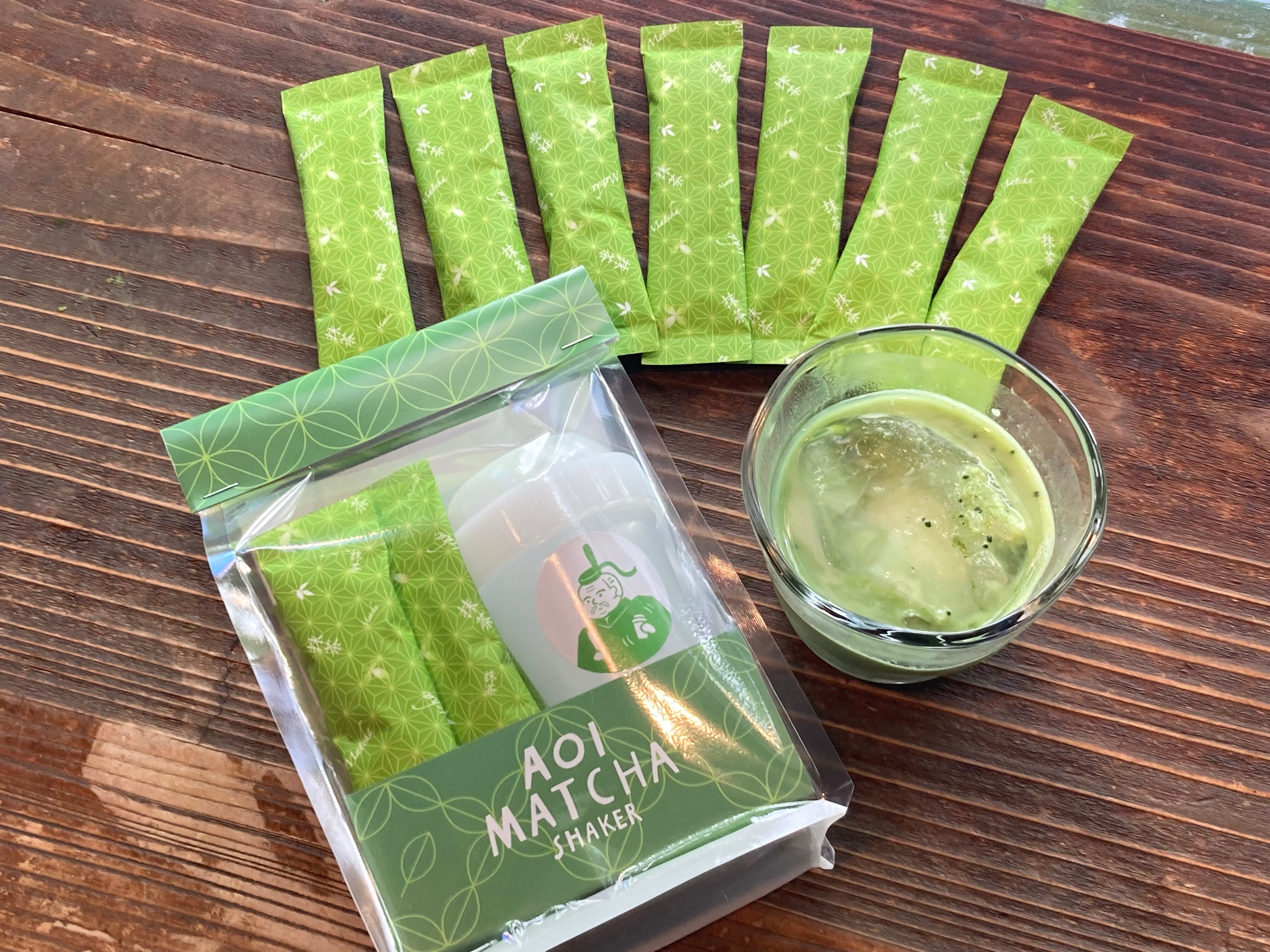 AOI MATCHA シェイカーセット | 茶楽 山梨商店 / 和CAFE茶楽