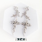 Fire Cross Earrings【TS0253】
