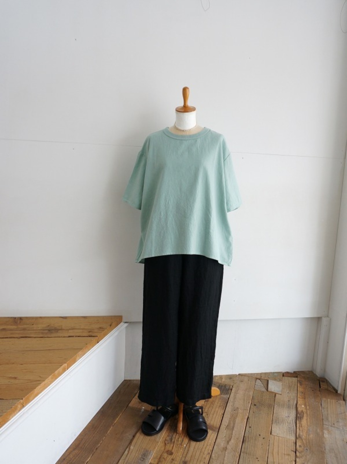 maillot linen rich back tuck shirt-Tee | Fimpen+Nul