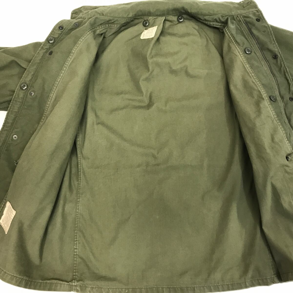 U.S.ARMY 70年代 M-65 3rd COLD WEATHER, FIELD M65 フィールドジャケット 希少 ブラックジップ サード  MEDIUM-REGULAR 長袖