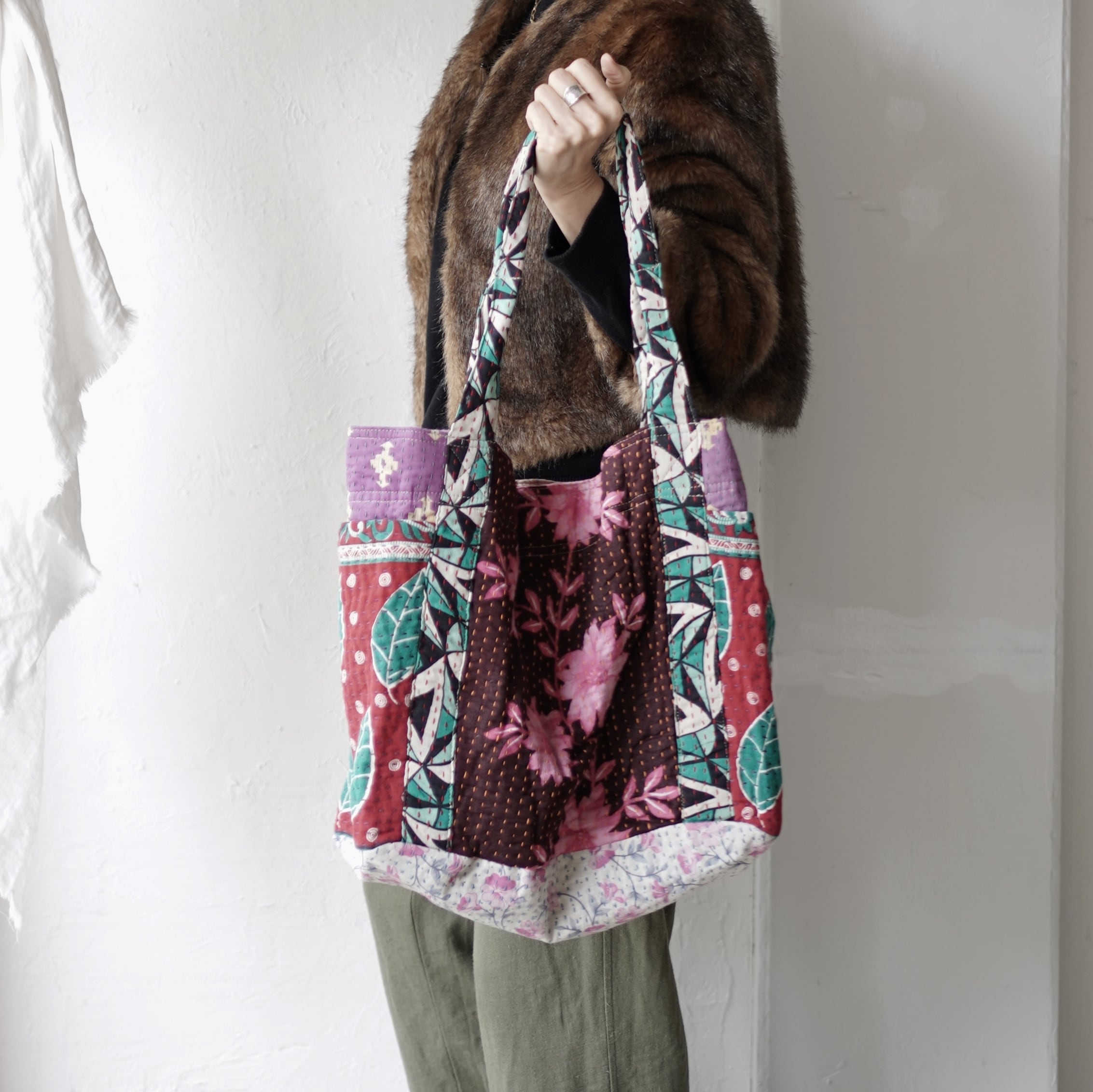 リサイクルサリービッグバッグ/People Tree