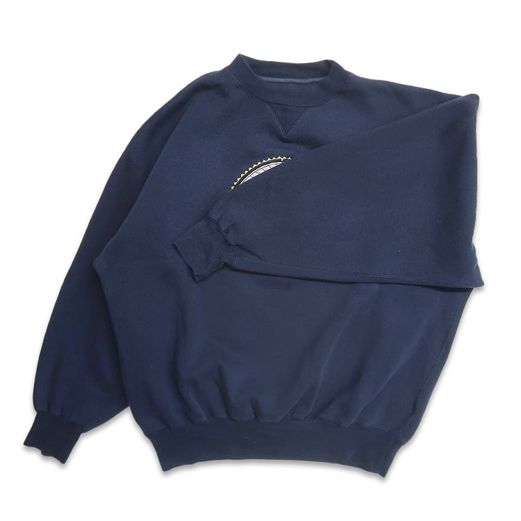 ミシガン　カレッジ　L ネイビー　スウェット　トレーナー　90s 90年代 USA製 RUSSELL ATHLETIC MICHIGAN ミシガン大学 カレッジ
