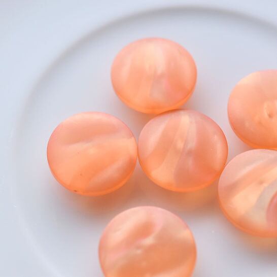 フランス コーラルオレンジマーブル 17.5㎜