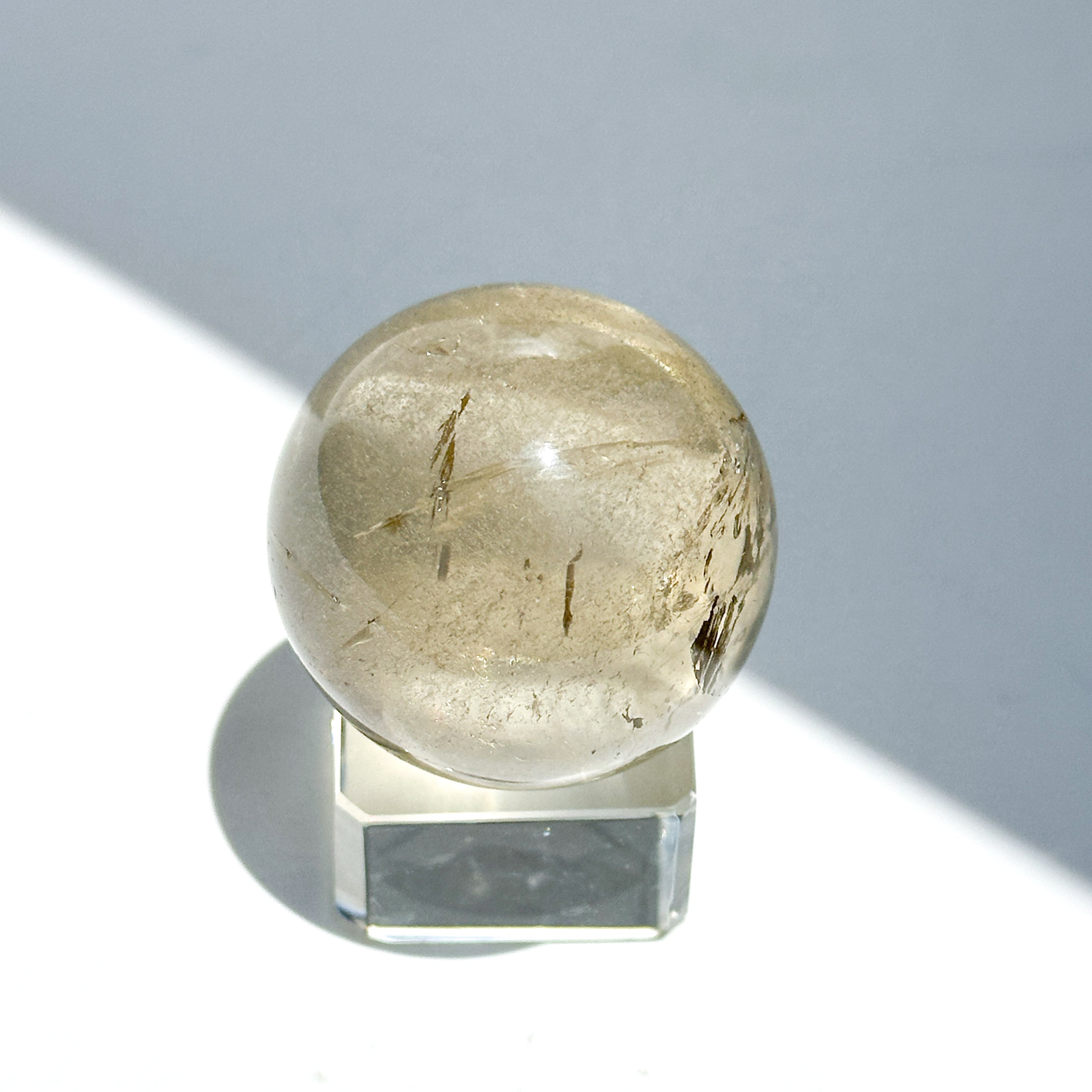 シトリン（黄水晶） スフィア33◇ Citrine ◇ 天然石・鉱物