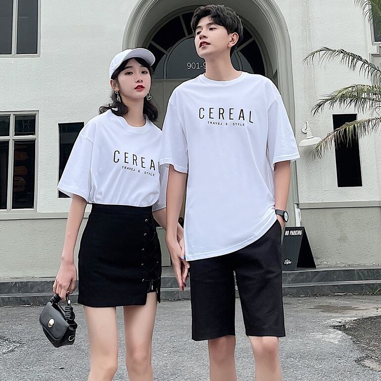 送料無料 お揃いで気分up シンプル ロゴ Tシャツ ユニセックス 男女兼用 お揃い 双子コーデ メンズライク Lamitte Deco トレンド 韓国ファッション ショップ Base店