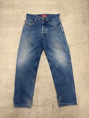 90～00s OLD STUSSY/Denim pants/USA製/W30/デニムパンツ/ストレートパンツ/ボトム/インディゴ/ステューシー/オ－ルドステューシー
