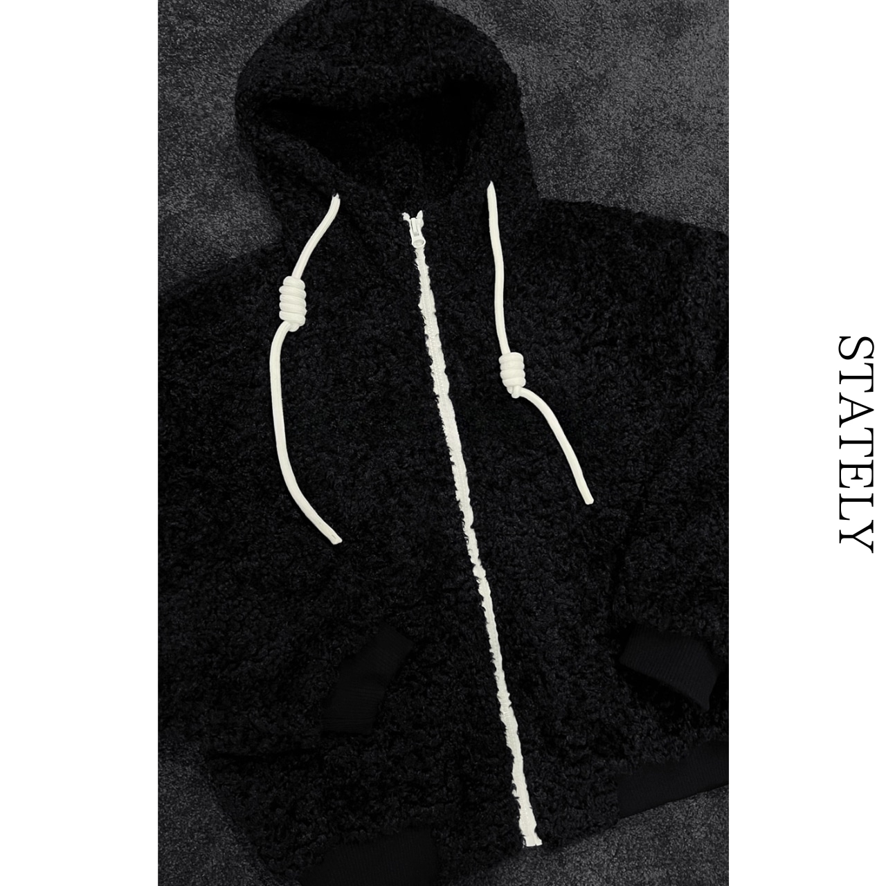 Fluffy Zip Hoodie/2color_O76・画像3