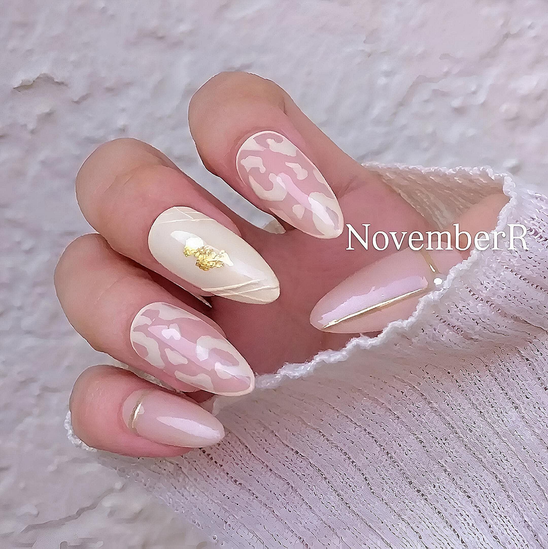 LA623☆冬レオパードネイルチップ | NovemberR 〰️ネイルチップ販売〰️
