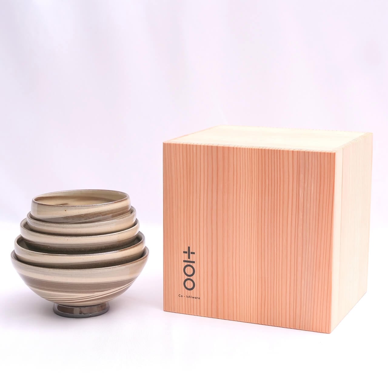 Co-ishiwara 百碗 藁刷毛 マルダイ窯 CHW-6 小石原焼 ご飯茶碗