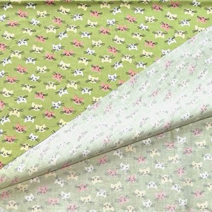 Cdr482-2◆1m◆SM◆綿100%シャーティング生地◆ネコ柄