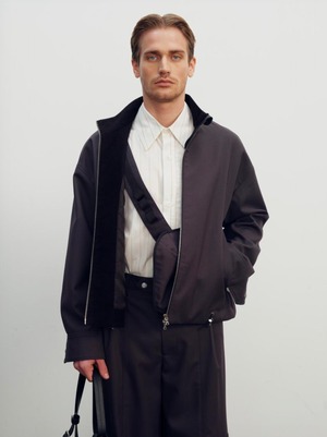 【26AW | MEN】 NULLUS ヌルス / ジャケット / MESSENGER BAG POCKET JACKET / NUAW26JAC010