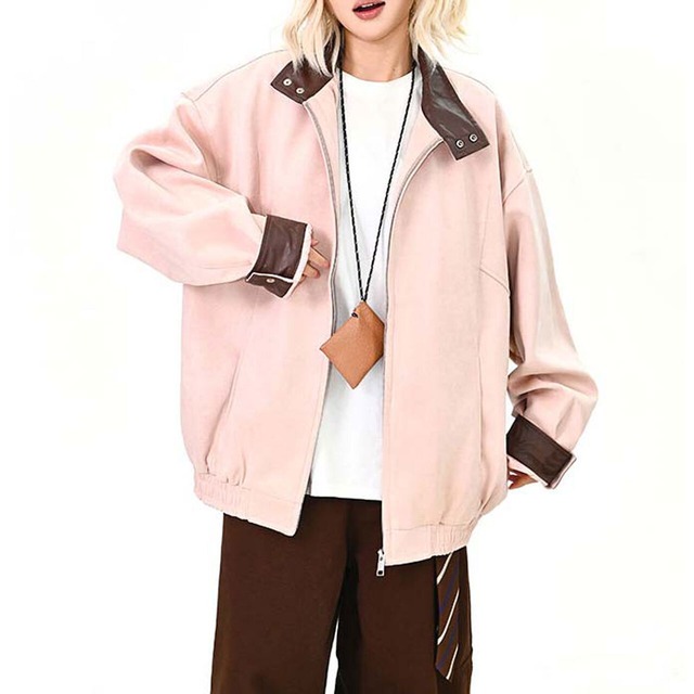 スタンドカラークリーンジップブルゾン 2col   R01462