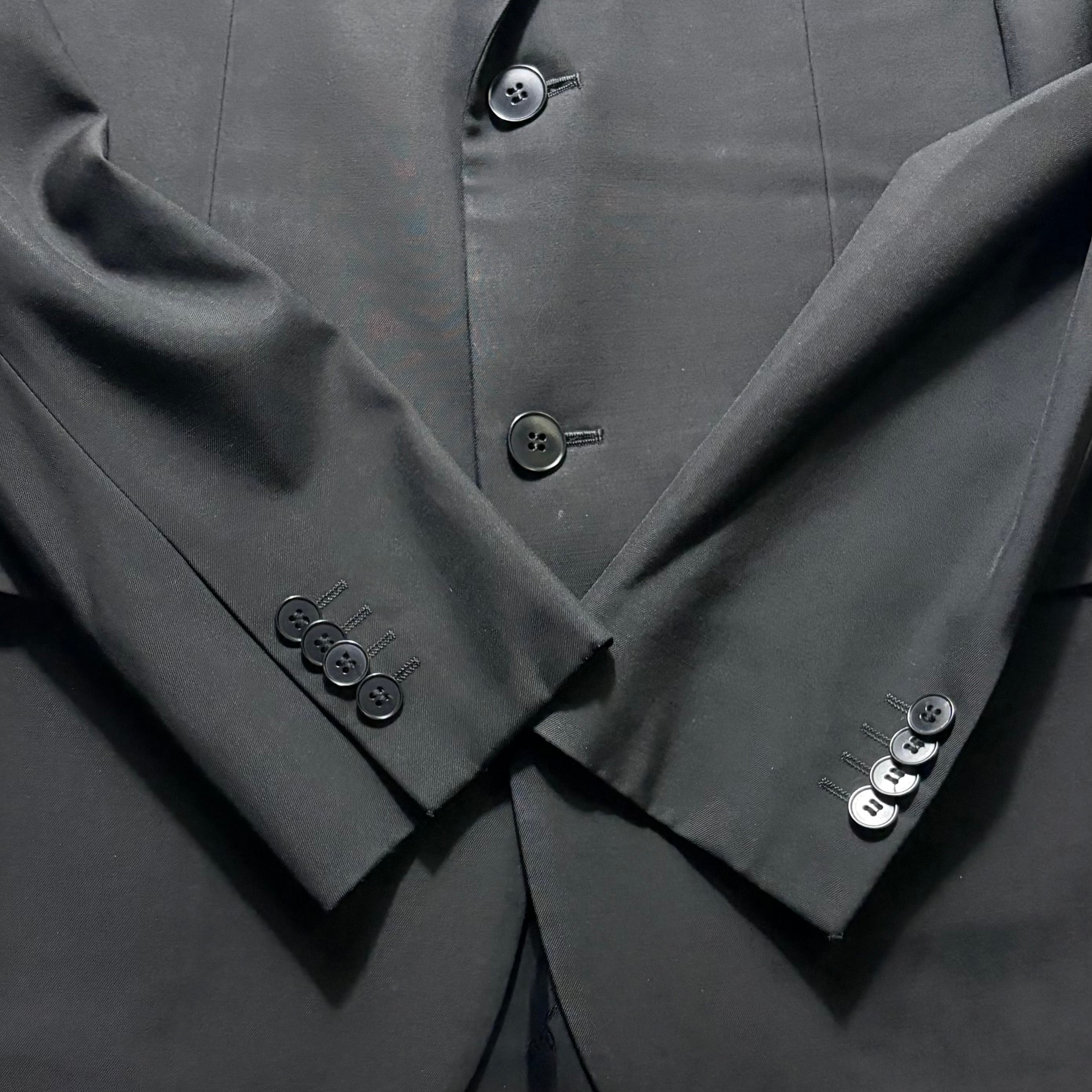 AGNES B. HOMME “MAF” wool gabardine suits set-up | NOIR ONLINE