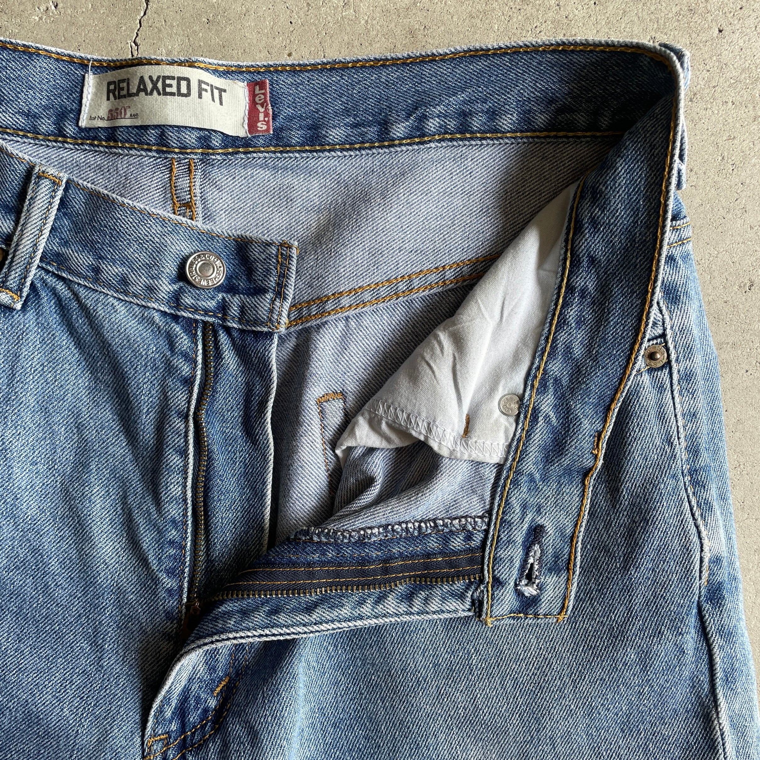 Levi's リーバイス 550 RELAXED FIT テーパード ワイドデニムパンツ メンズW34 古着 【デニムパンツ】 | cave  古着屋【公式】古着通販サイト powered by BASE