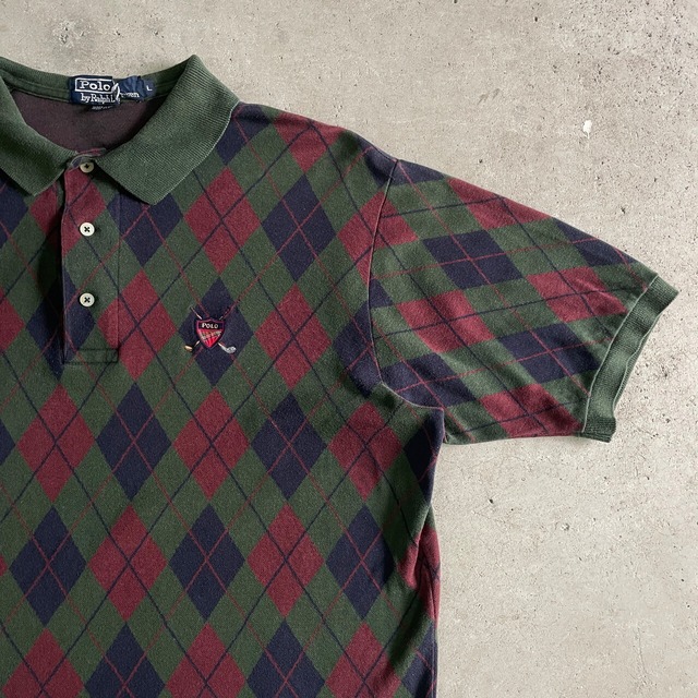 USA製 Polo by Ralph Lauren オールドラルフローレン アーガイル 