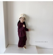 ザゴグマ / THE GOGUMA / 無地ストレッチハイネックT / 韓国子供服 / ジュニア / 26winter〖取寄〗*JS~JL*