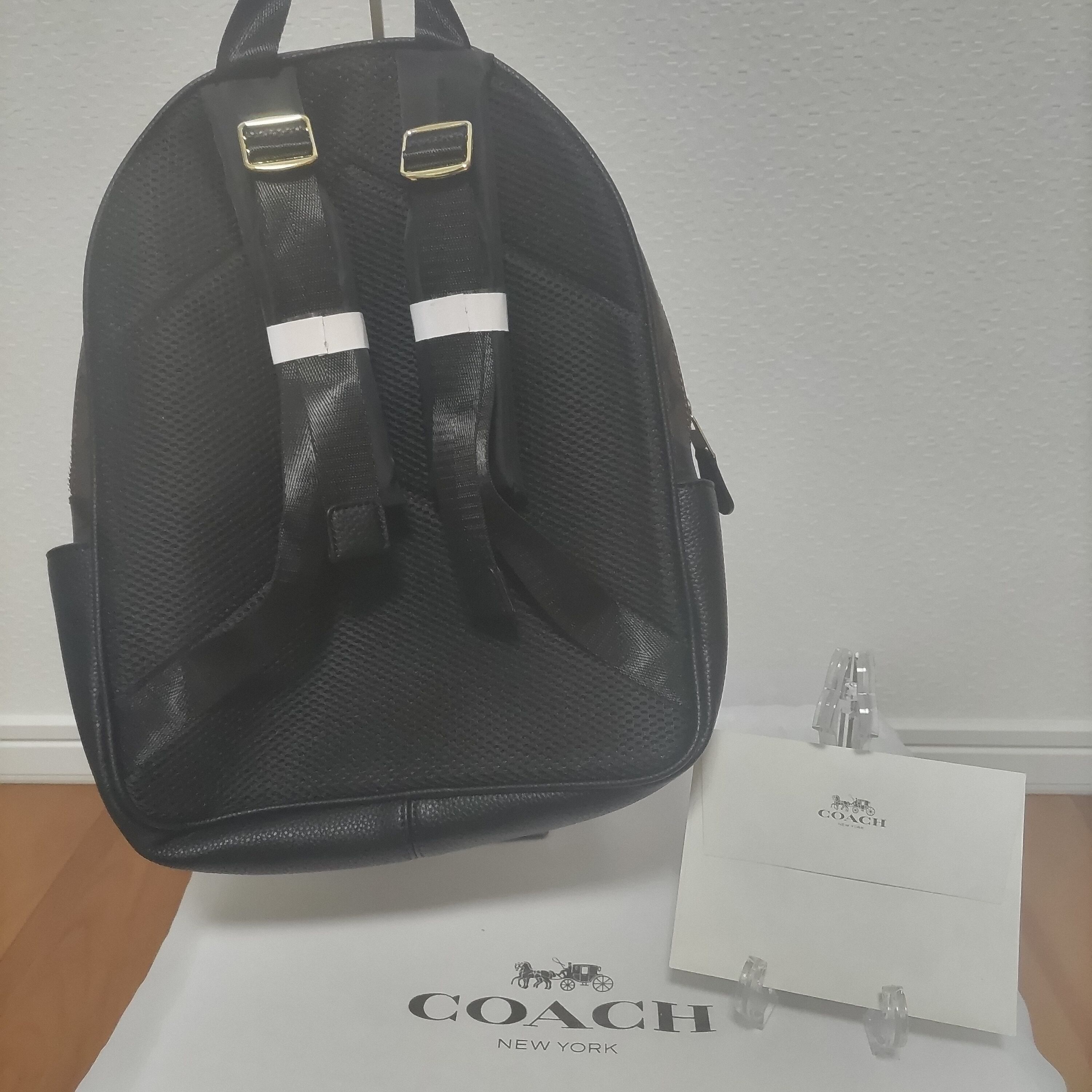 COACH コーチ シグネチャー バックパック ブラウン ブラック 未使用