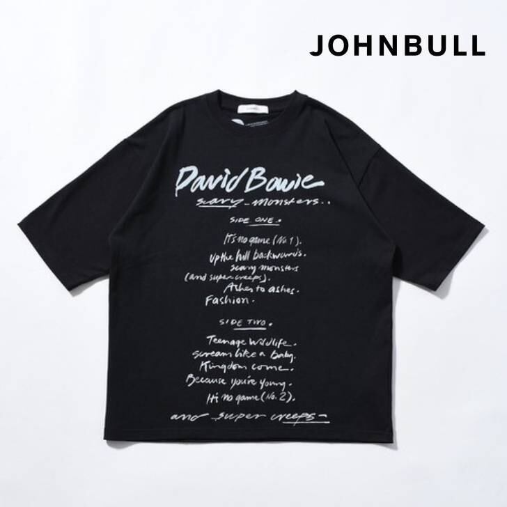 JOHNBULL Tシャツ ブラック　　完売品‼️ ジョンブル johnbull Johnbull 5分袖Tシャツ メンズ アーティストT