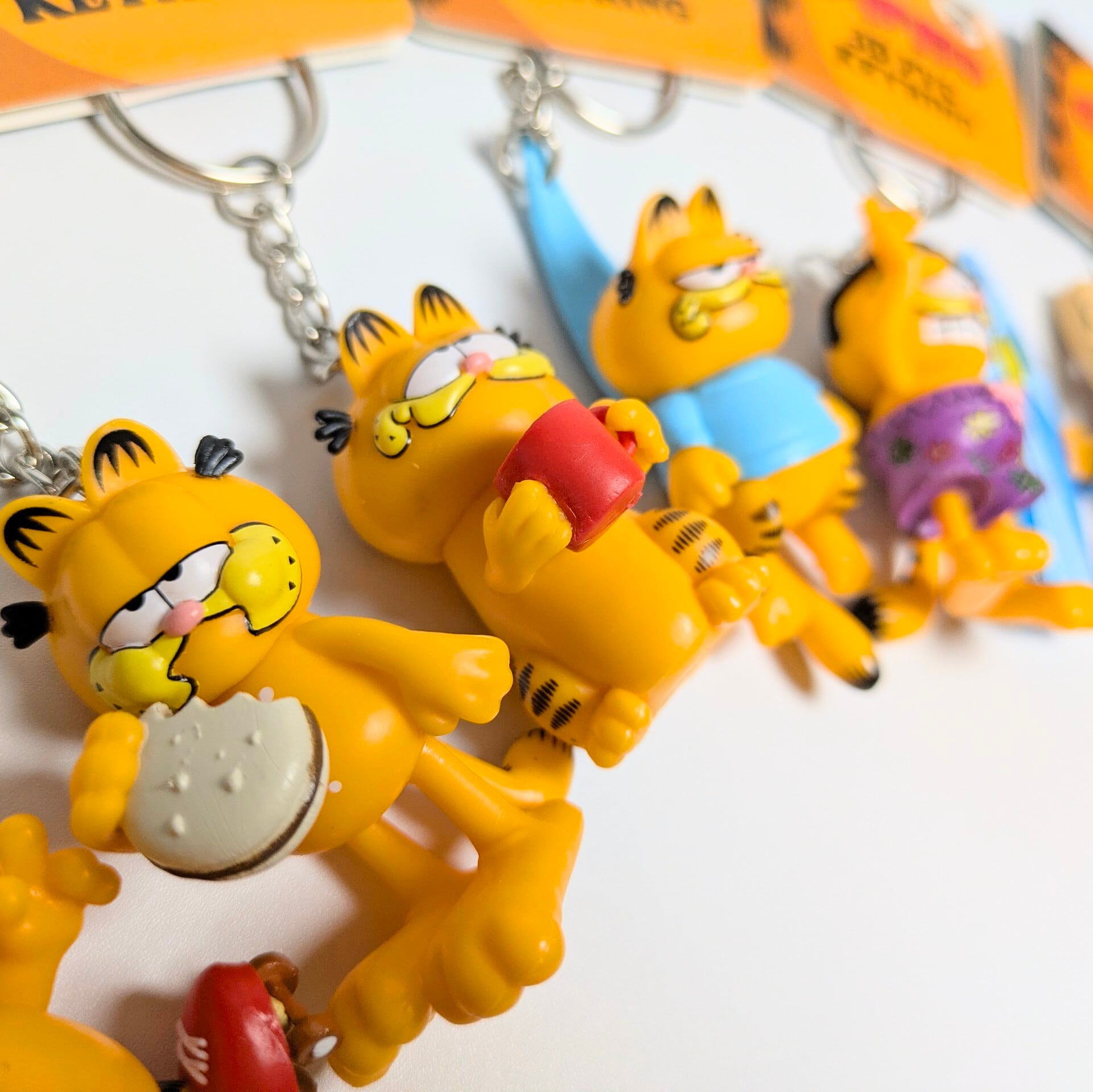 ♧【 Garfield ( ガーフィールド ) 】 3D PVCキーホルダー